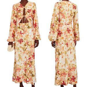 Significant Other Lucia Cut-Out Floral Dress